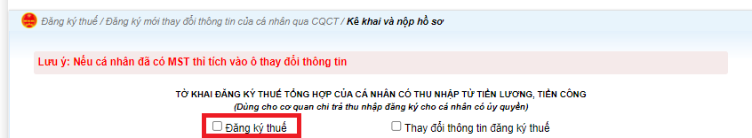 2 Cách đăng ký mã số thuế cá nhân cho người lao động cách 1 bước 4