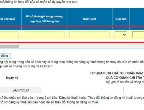 2 Cách đăng ký mã số thuế cá nhân cho người lao động cách 1 bước 5