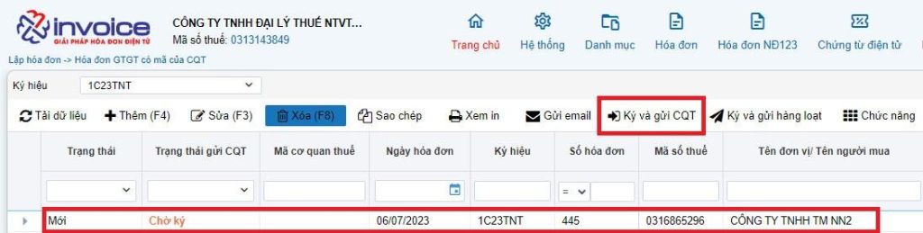 Hướng dẫn sử dụng hóa đơn M-invoice Bước 8