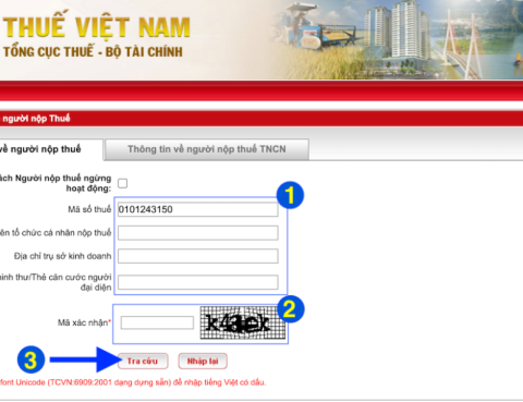 Tra cứu mã số thuế hộ kinh doanh bước 4a