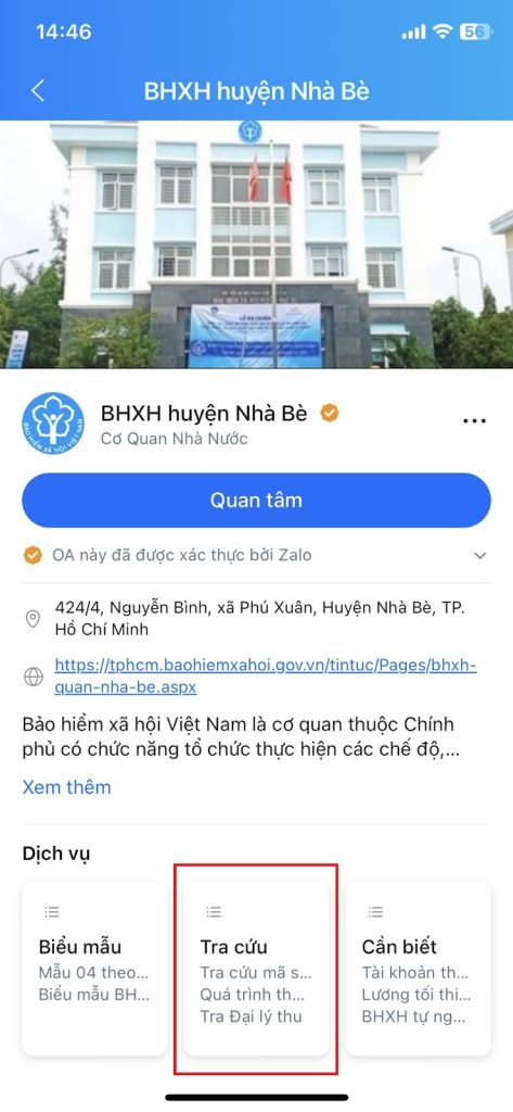 Hướng dẫn kiểm tra tiến độ đóng bhxh cách 4 bước 2