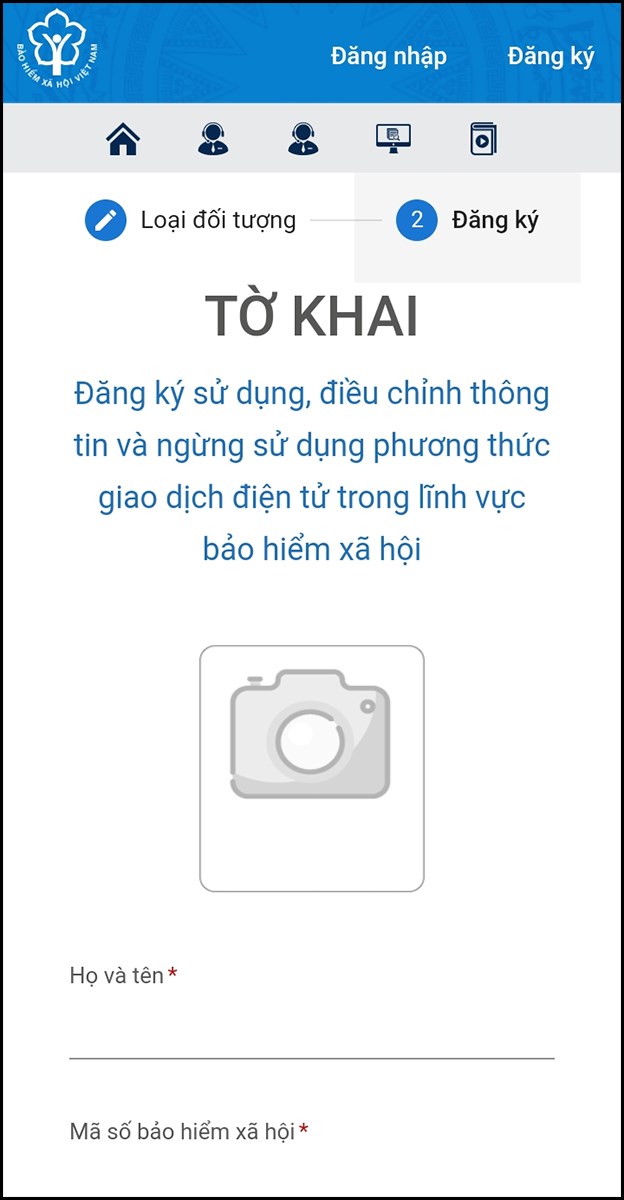 Đăng ký tài khoản VssID trên điện thoại bước 4